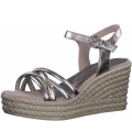 Marco Tozzi Damen Sandalette Sandalette In Rosegold