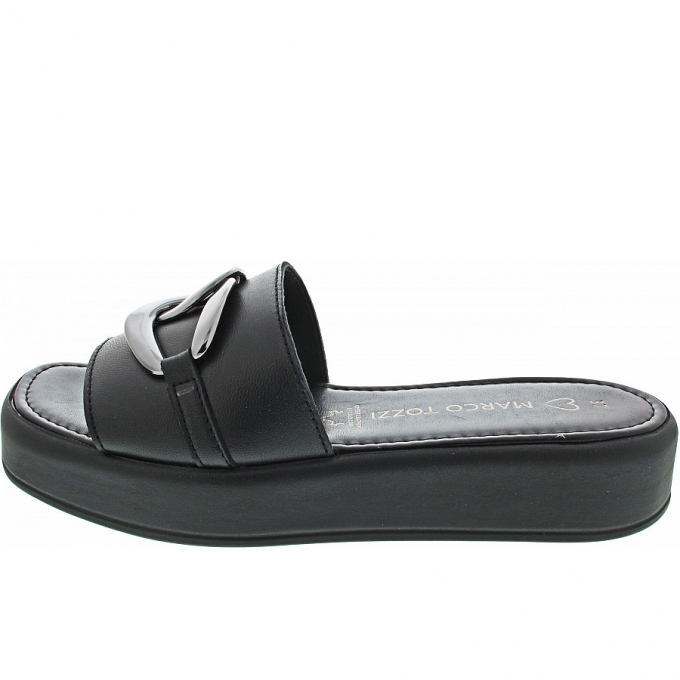 Marco Tozzi Damen Pantolette In Black Marco Tozzi Damen Pantolette In Black