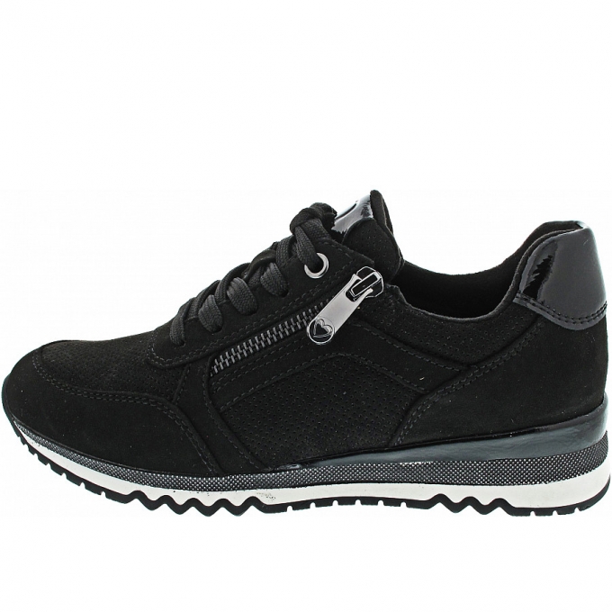 Marco Tozzi Damen Sneaker In Black Comb Marco Tozzi Damen Sneaker In Black Comb