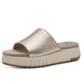 Marco Tozzi Damen Pantolette Pantolette In Platin