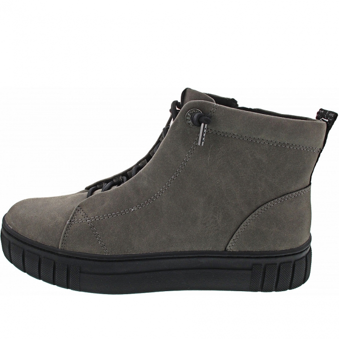 Marco Tozzi Damen Schnürstiefel In Dk Grey Comb Marco Tozzi Damen Schnürstiefel In Dk Grey Comb