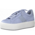 Marco Tozzi Damen Schn?Rer Sneaker In Hellblau