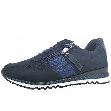 Marco Tozzi Damen Schnürer In 888 Dark Navy Comb. Marco Tozzi Damen Schnürer In 888 Dark Navy Comb.