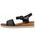 Marco Tozzi Damen Sandale In Black Comb. 098