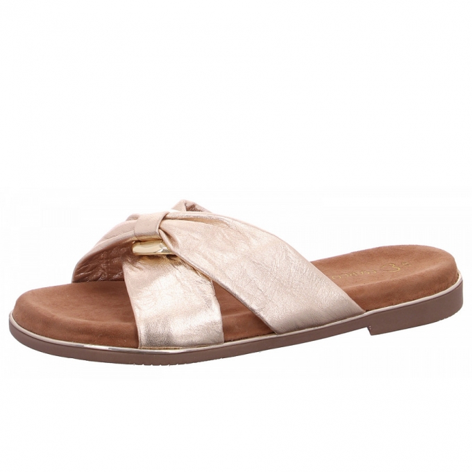 Marco Tozzi Damen Pantolette In 940 Gold Marco Tozzi Damen Pantolette In 940 Gold