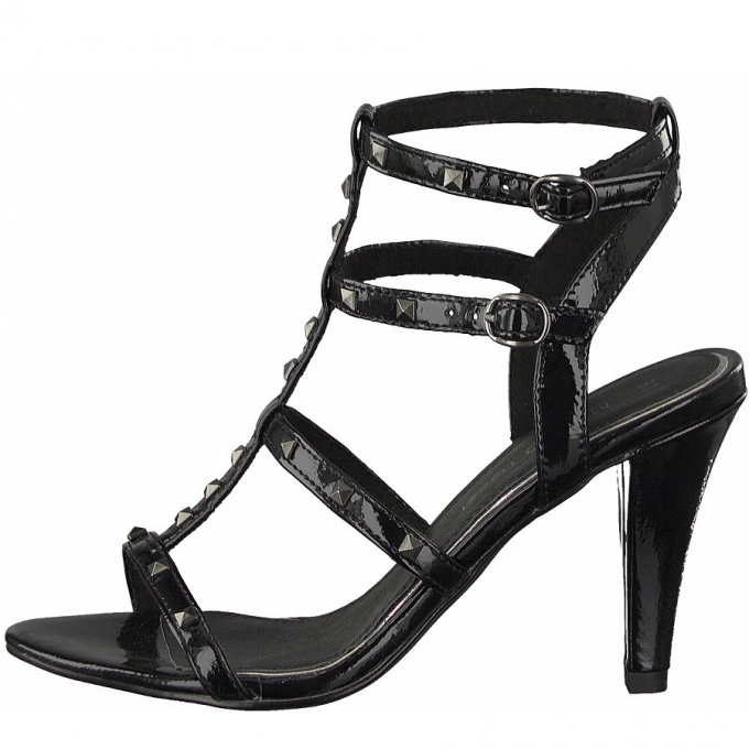 Marco Tozzi Damen Klassisch In Black Patent Marco Tozzi Damen Klassisch In Black Patent