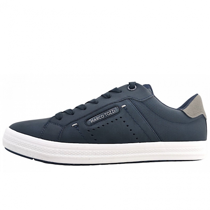 Marco Tozzi Herren Schnürer In Navy 805