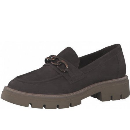 Marco Tozzi Damen Slippermodel 2470241 Slipper In Dunkelbraun Marco Tozzi Damen Slippermodel 2470241 Slipper In Dunkelbraun