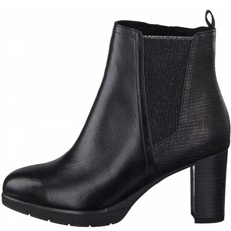 Marco Tozzi Damen Stiefeletten In Black Comb