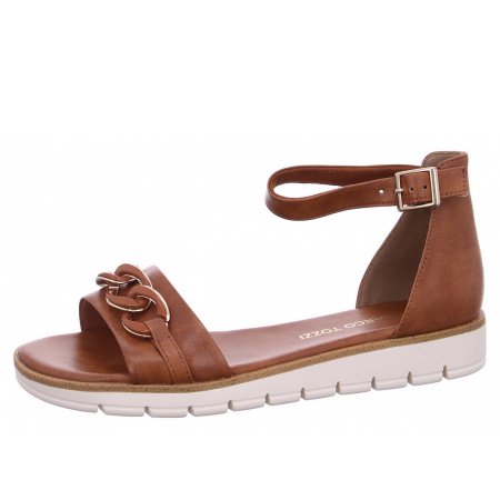 Marco Tozzi Damen Sandalette In 305 Cognac Marco Tozzi Damen Sandalette In 305 Cognac