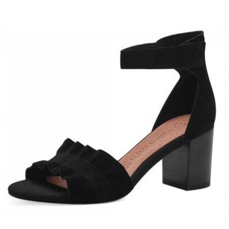 Marco Tozzi Damen Sandalette In Schwarz Marco Tozzi Damen Sandalette In Schwarz