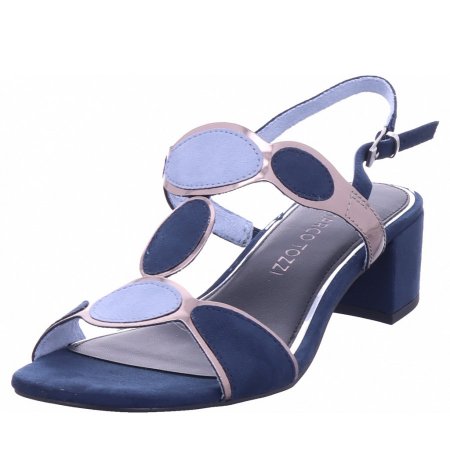 Marco Tozzi Damen Sandalette In Blau