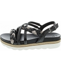 Marco Tozzi Damen Sandale In Black Comb
