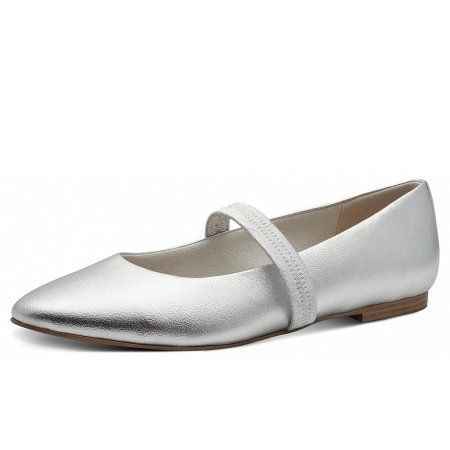 Marco Tozzi Damen Ballerina In Silver