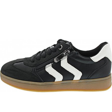Marco Tozzi Damen Sneaker In Black-White