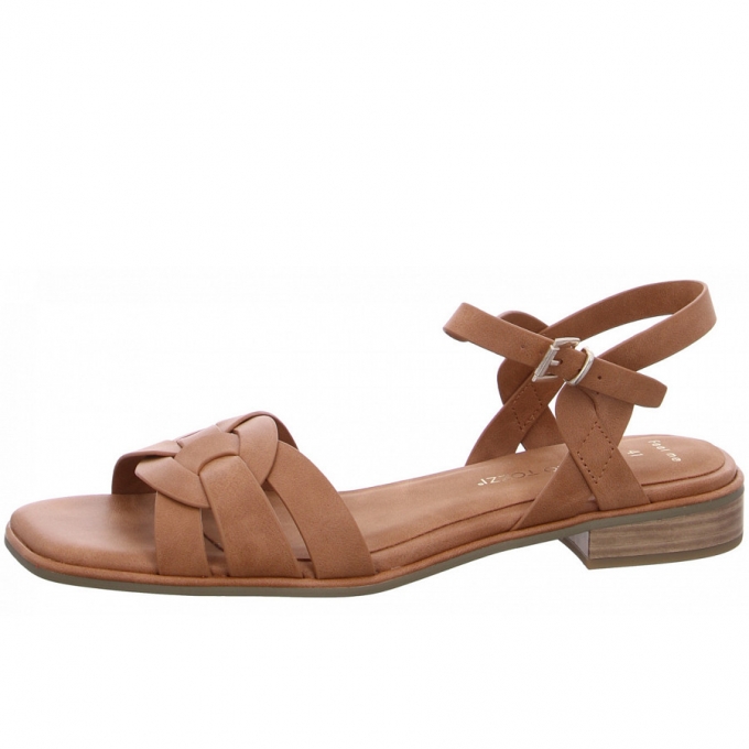 Marco Tozzi Damen Sandalette Sandalette In 305 Cognac Marco Tozzi Damen Sandalette Sandalette In 305 Cognac
