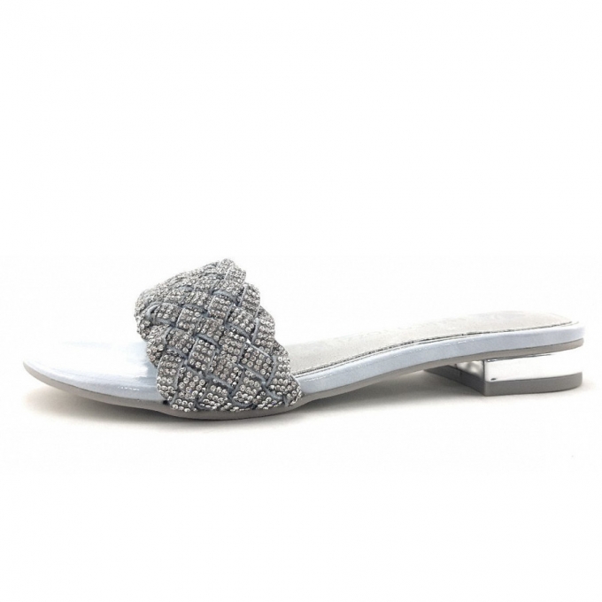 Marco Tozzi Damen Pantolette In 876 Lt. Blue Comb