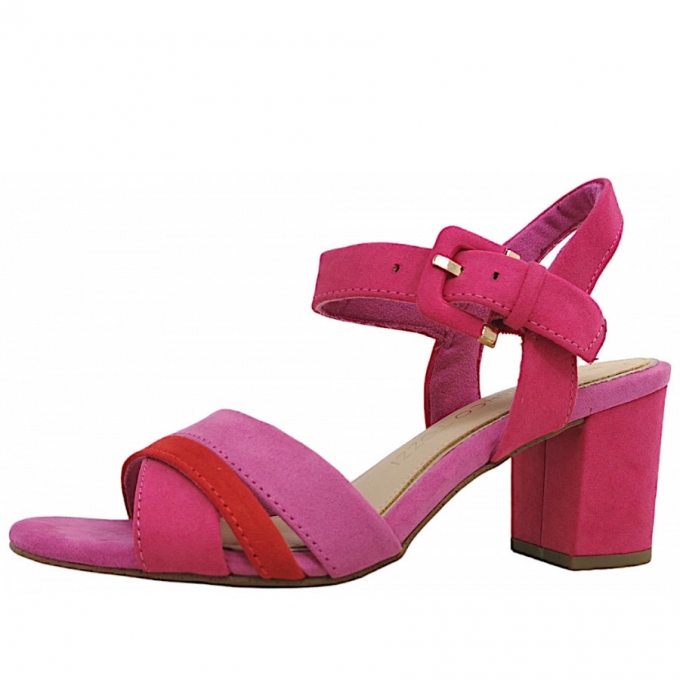 Marco Tozzi Damen Sandale In 514 Pink Comb