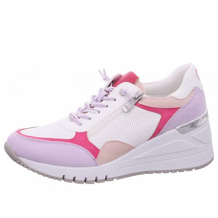 Marco Tozzi Damen Sneaker In 166 White Pink Marco Tozzi Damen Sneaker In 166 White Pink