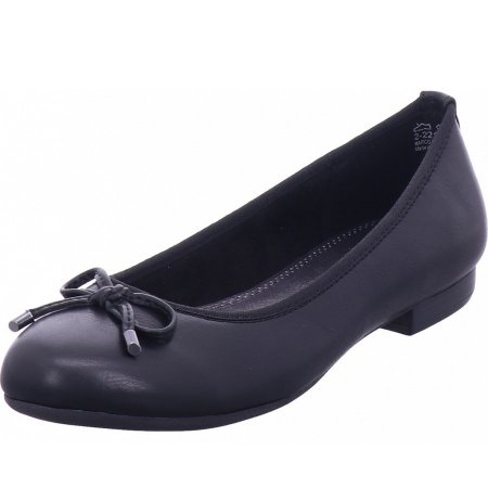 Marco Tozzi Damen Woms Ballerina Ballerina In Schwarz Marco Tozzi Damen Woms Ballerina Ballerina In Schwarz