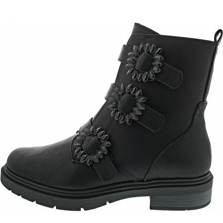 Marco Tozzi Damen Stiefelette In Black Comb
