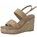 Marco Tozzi Damen Sandalette In Nude