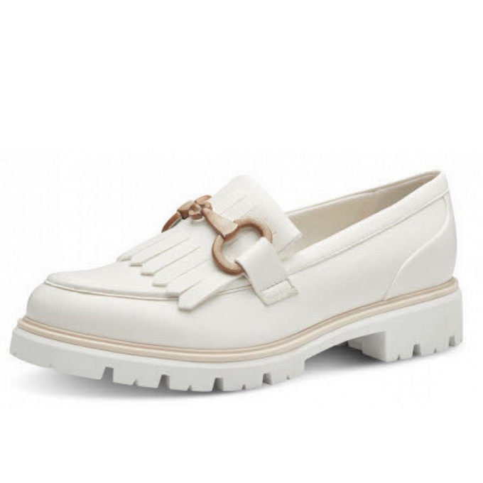 Marco Tozzi Damen Slippermodel 2470342 Slipper In Weiß Marco Tozzi Damen Slippermodel 2470342 Slipper In Weiß