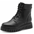 Marco Tozzi Damen Schnürstiefel In Schwarz
