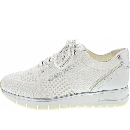Marco Tozzi Damen Sneaker Low In White Comb Marco Tozzi Damen Sneaker Low In White Comb
