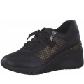 Marco Tozzi Damen Schn?Rer Sneaker In Schwarz