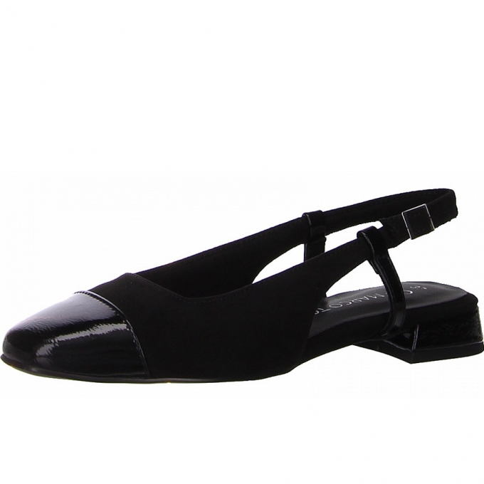 Marco Tozzi Damen Sling Slingpumps In Schwarz Marco Tozzi Damen Sling Slingpumps In Schwarz