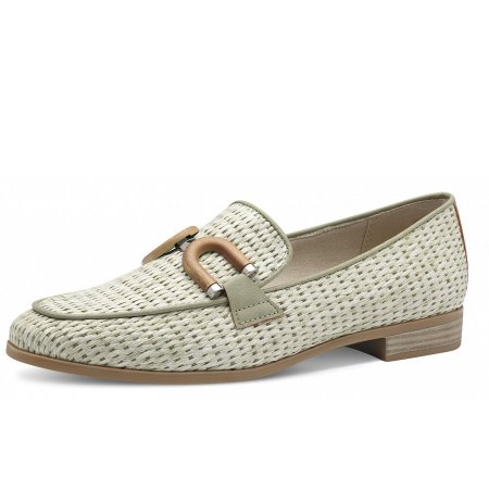 Marco Tozzi Damen Slipper In Grün Marco Tozzi Damen Slipper In Grün