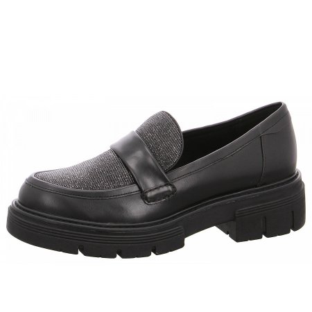 Marco Tozzi Damen Slipper In 020 Black Brush Cb Marco Tozzi Damen Slipper In 020 Black Brush Cb