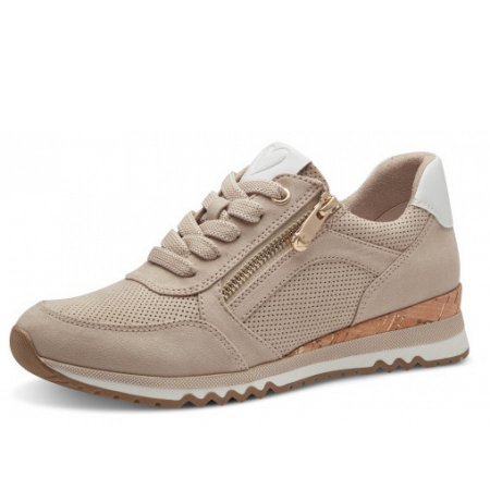 Marco Tozzi Damen Sneaker In Beige