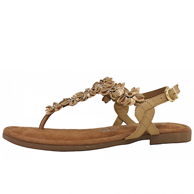 Marco Tozzi Damen Premio Sandale In 344 Taupe Comb