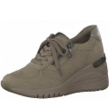 Marco Tozzi Damen Schnürer Sneaker In Beige