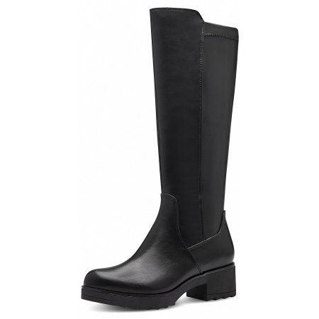 Marco Tozzi Damen Langschaftstiefel In Black