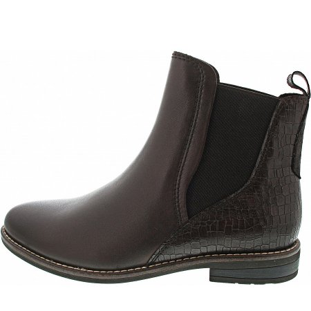 Marco Tozzi Damen Chelsea Boot In Mocca Comb