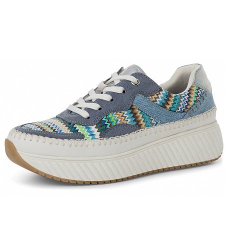 Marco Tozzi Damen Sneaker In Blau Marco Tozzi Damen Sneaker In Blau