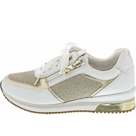 Marco Tozzi Damen Sneaker In White-Gold