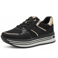 Marco Tozzi Damen Sneaker In Schwarz