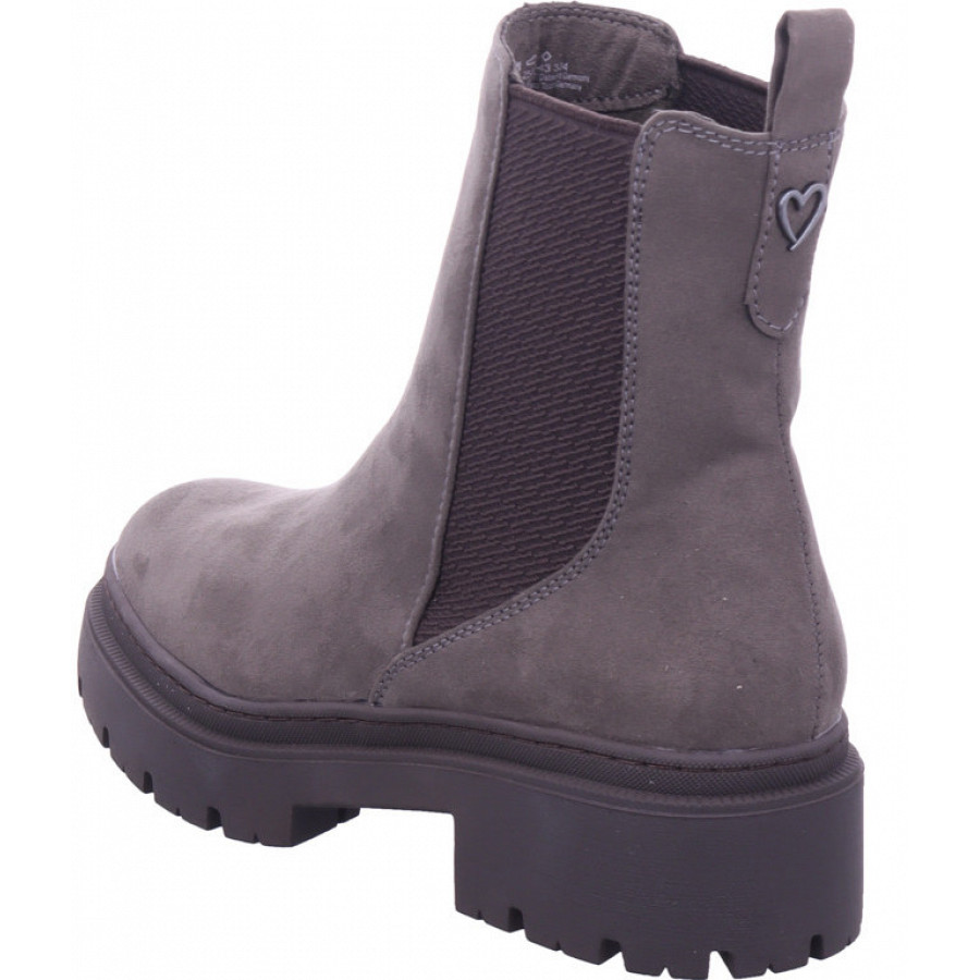 Marco Tozzi Damen Stiefelette In Grau