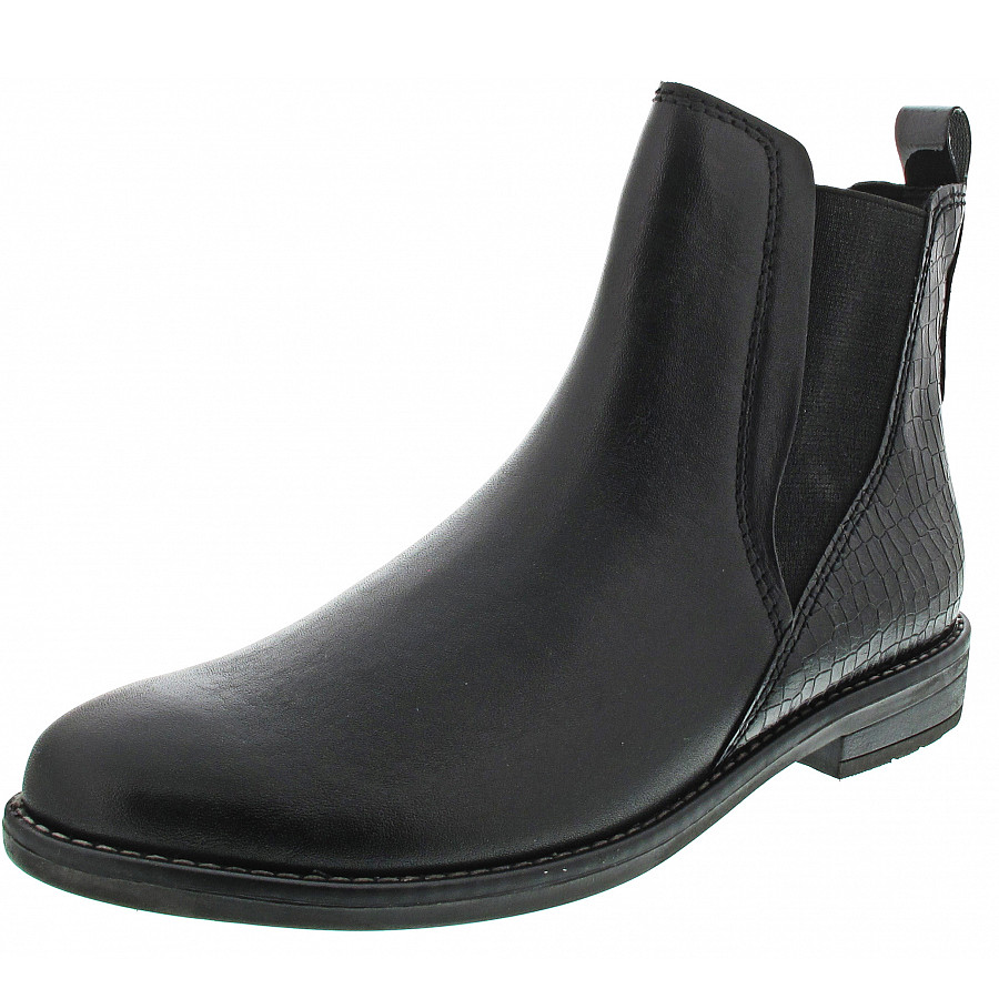 Marco Tozzi Damen Chelsea Boot In Black Comb