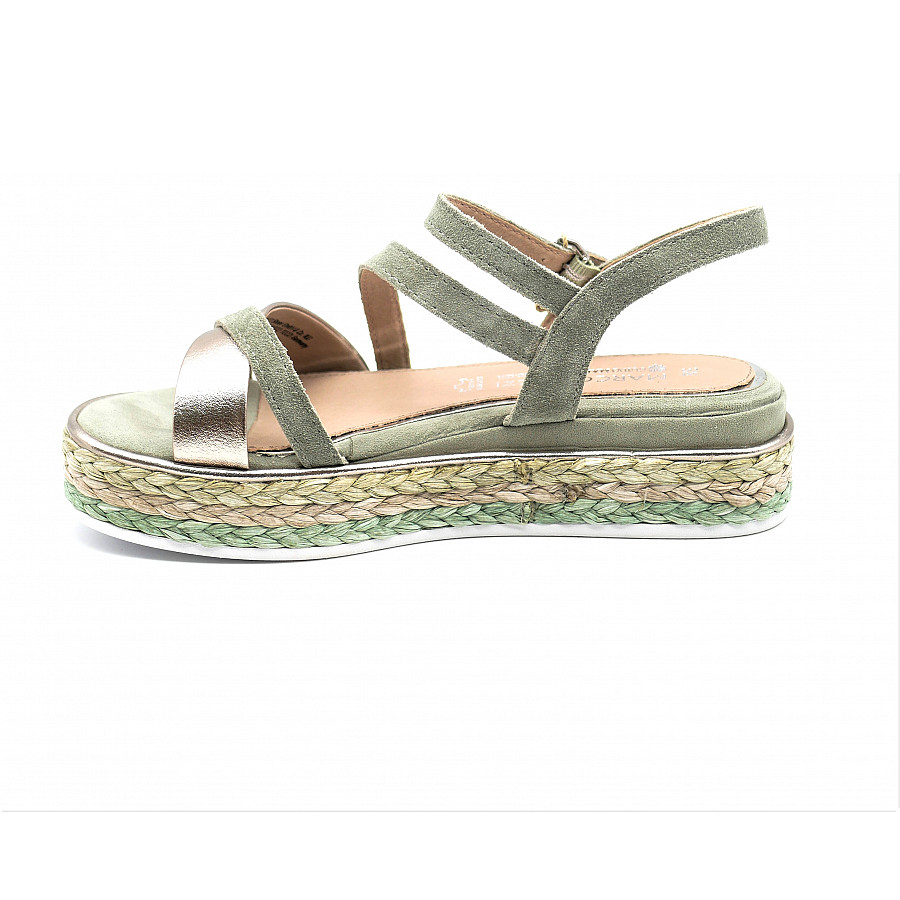 Marco Tozzi Damen Sandalette Sandalette In 7 Moss Comb
