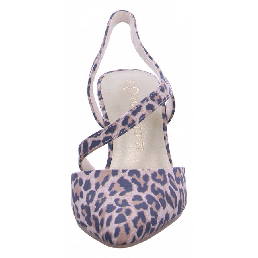 Marco Tozzi Damen Sling Sandalette In 479 Leo Dune