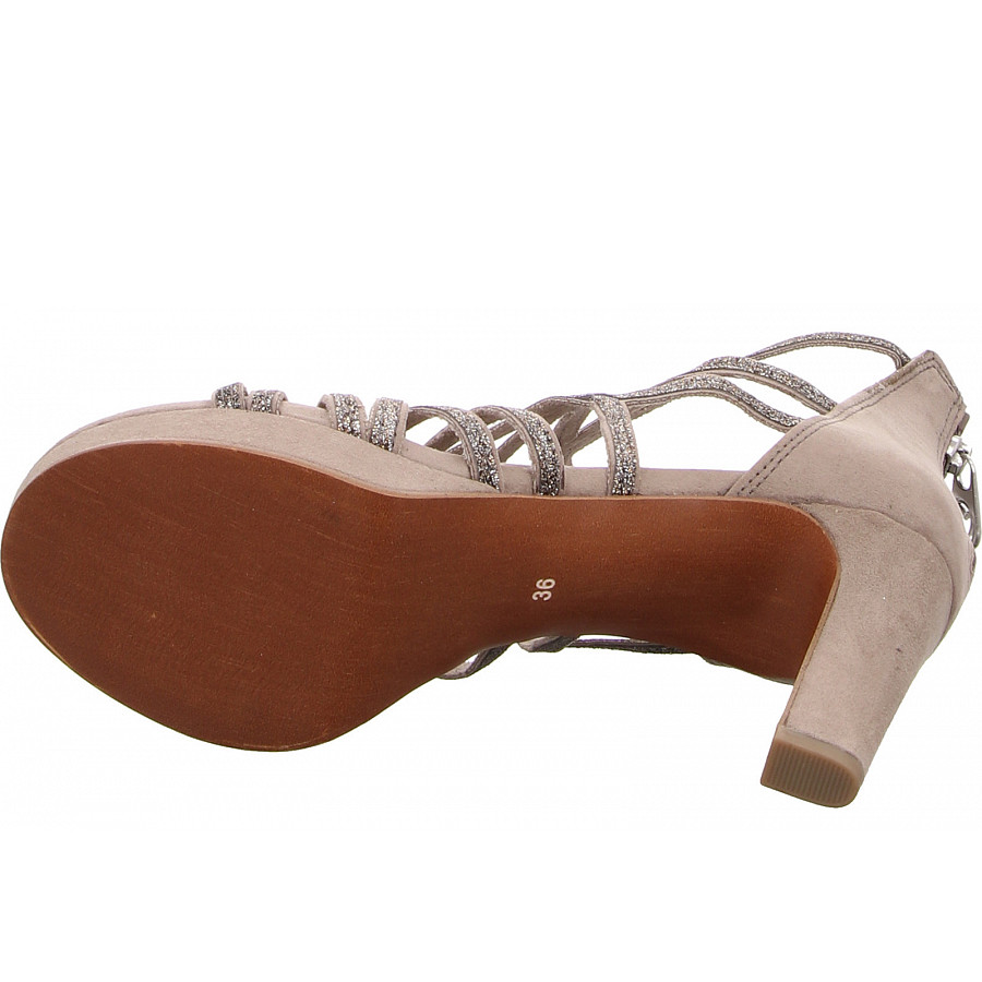 Marco Tozzi Damen Sandalette Sandalette In Taupe