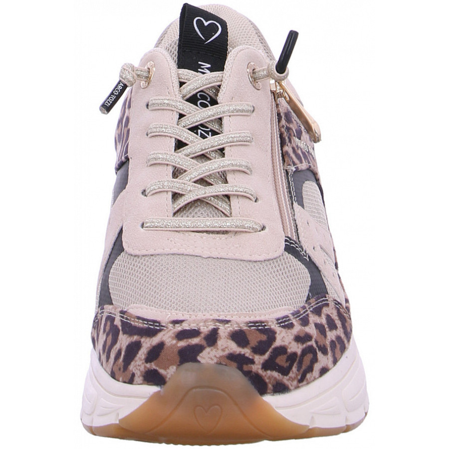 Marco Tozzi Damen Sneaker In 480 Leo Beige