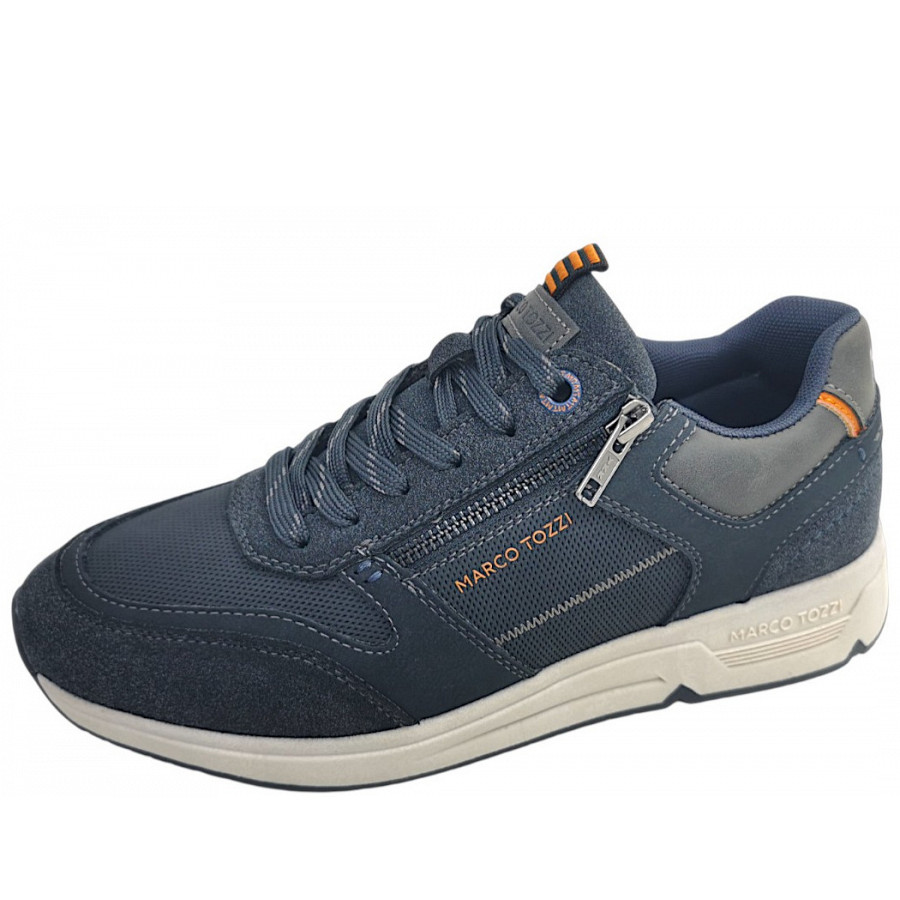 Marco Tozzi Herren Schnürer In Navy 80F
