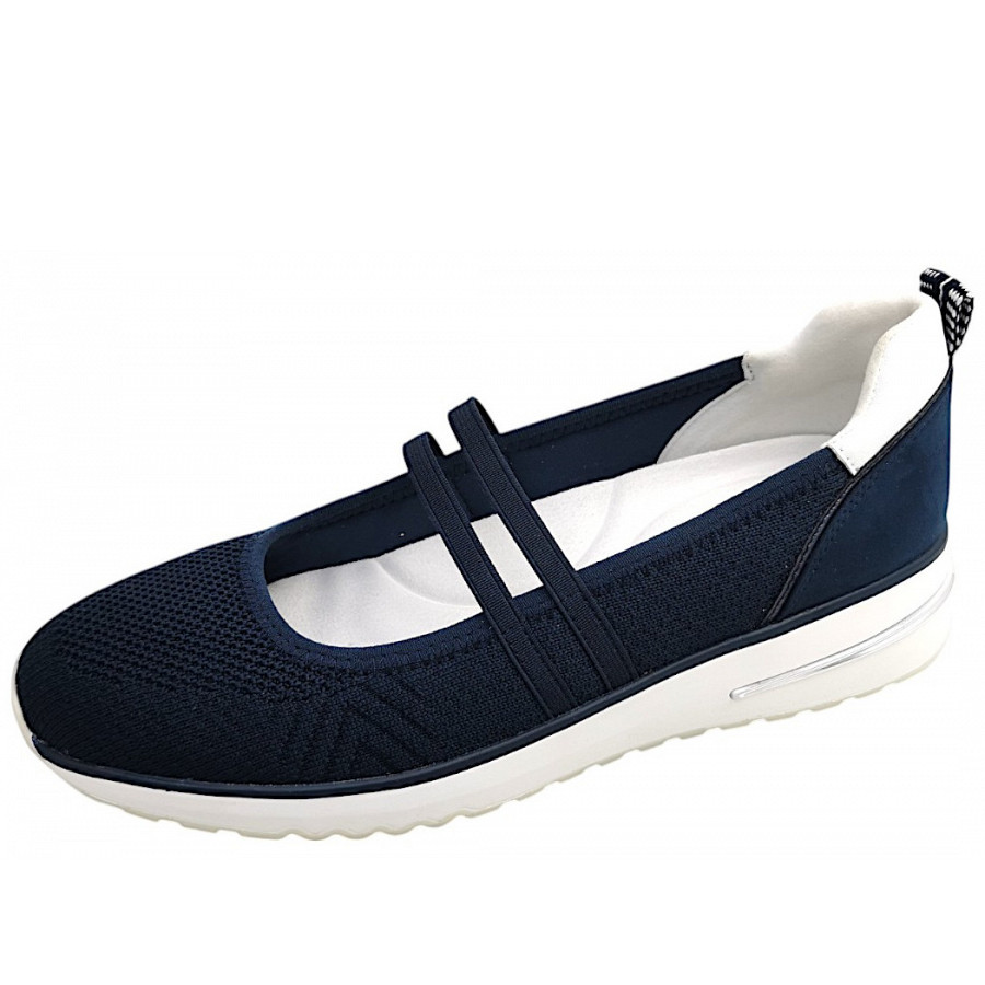 Marco Tozzi Damen Ballerina In Navy Comb. 890