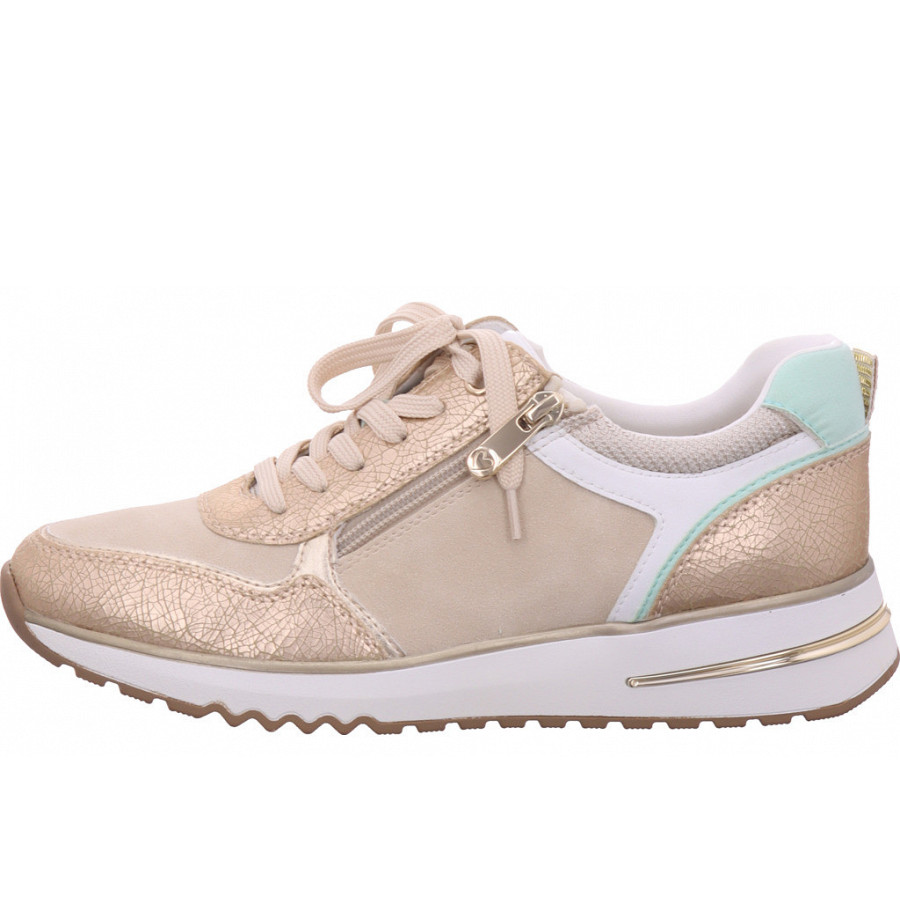 Marco Tozzi Damen Halbschuh In Gold